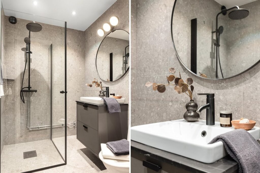 Badrumsrenovering med kakel i Segevång Malmö utförd av Malmö Måleri och Kakel.